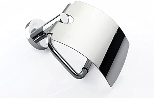 Krom toalettset WC toalettpappershållare väggfäste pappersrulle
