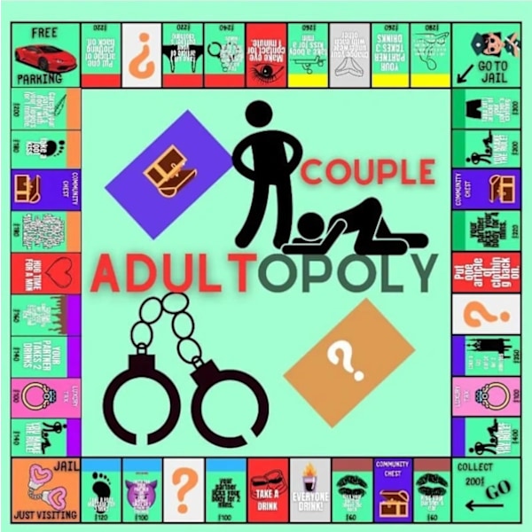 Brettspill for voksne, parspill, kortspill for par, brettspillrekvisitter, kortspill for par