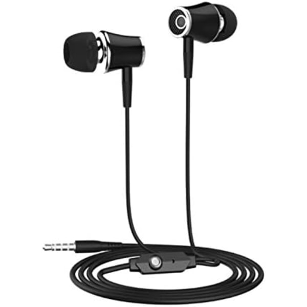 Øretelefoner for ZTE Blade X Max, Grand X Max 2 X3 X4, Duo LTE, XL, ZMax Pro Z981 Ørepropper Mikrofon Telefonsamtale In-Ear Stereo Lyd