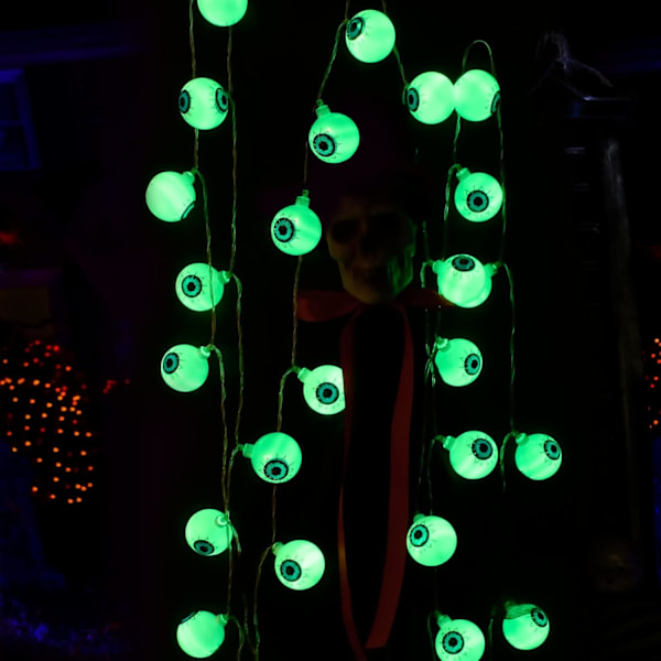 Dekorationslampor, 30 LED 16.4Ft Ögonboll Ljus Batteridrivna Dekorationsstränglampor