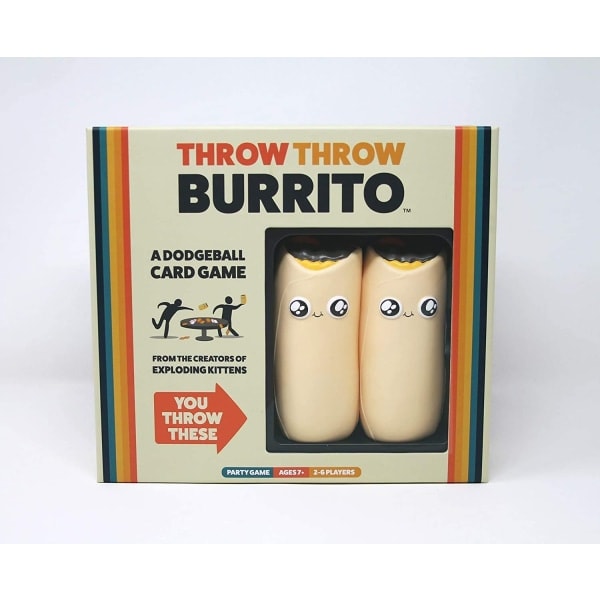 Throw Throw Burrito fra Exploding Kittens - Et Dodgeball kortspil