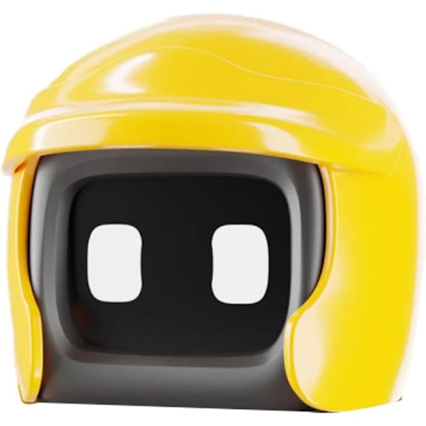 Robotbil Robotleksak Söt Hjälm Bil Leksak Skrivbordsdekoration yellow