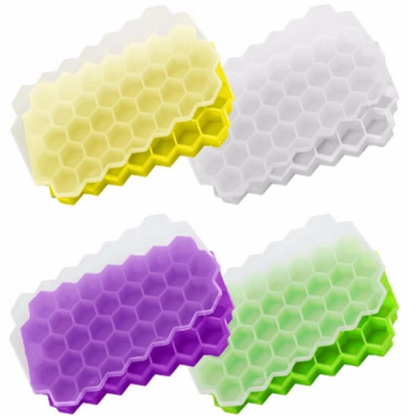 Silicone honeycomb ice lattice with silicone cap ice mold 37 lattice honeycomb ice mold silicone