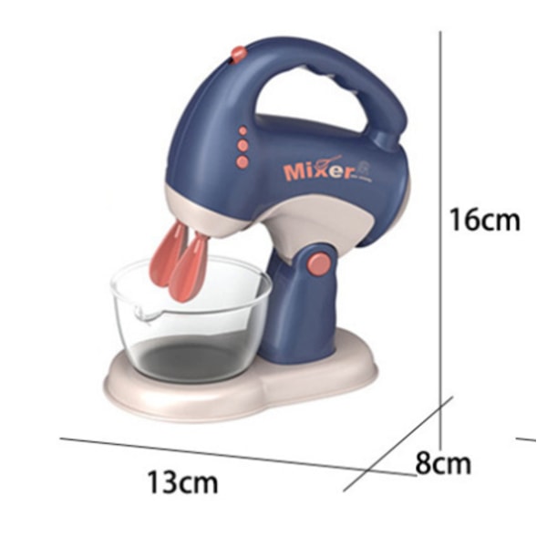 Simuleringskök leksak tvättmaskin brödrost mikrovågsugn låtsaslek kreativt barnleksaker, simuleringsbelysning Blender