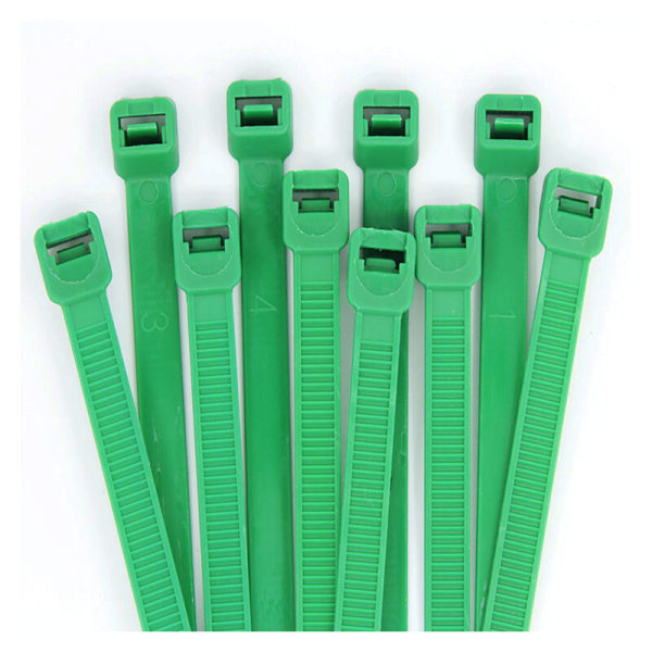Grön nylon (5 * 200 mm icke-standard 3,6 mm bred med 100 remsor) vit