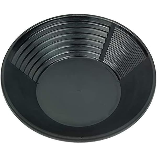 Sort Plastik Guldpande, Guldklump Mining Pan Grave Flow Tool til Alluvial Guld Mining Manuel Guldvask Guldpande Fabrik