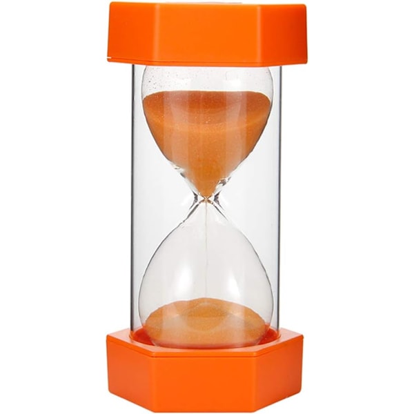 Sandtimer 3/5/10/20/30/60 minuter kökstimer barnspel leksaker, prydnader, högkvalitativ anti-fall sandtimer orange color 20 minutes