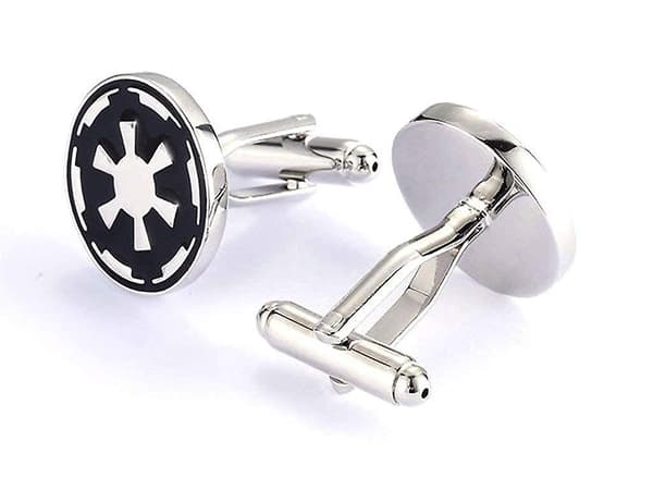 Runde Star Wars malte mansjettknapper