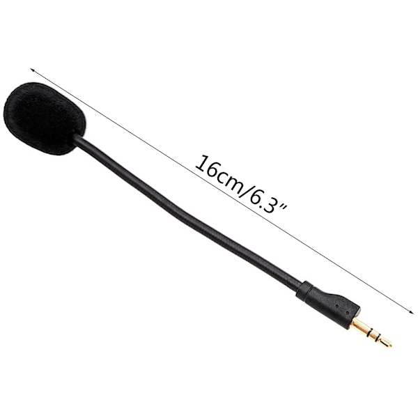 Erstatningsmikrofon for Logitech G PRO / G PRO X trådløst gaming headset, avtakbar mikrofonbom