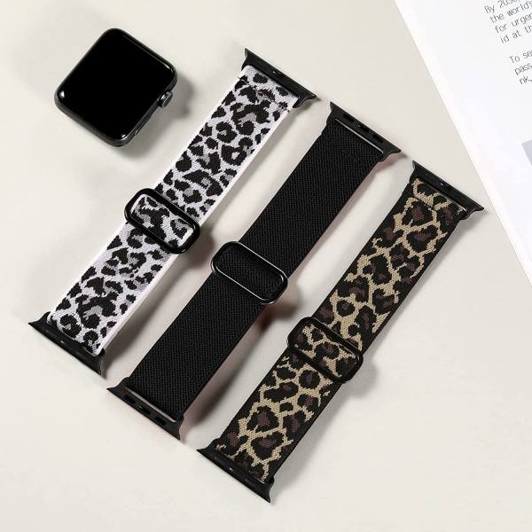 3-pakk Solo Loop -yhteensopiva Apple Watch -ranneke 3 kpl 7 38 mm/40 mm/41 mm 3pcs 7 38mm/40mm/41mm
