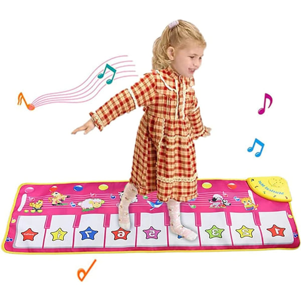Pianomusik Dansmatta, Pedagogiska Musikleksaker för 1-6 År Gamla Flickor Pojkar Småbarn Spädbarn Barn Presenter för 2-6 år Gamla Pojkar Flickor Födelsedagspresent B