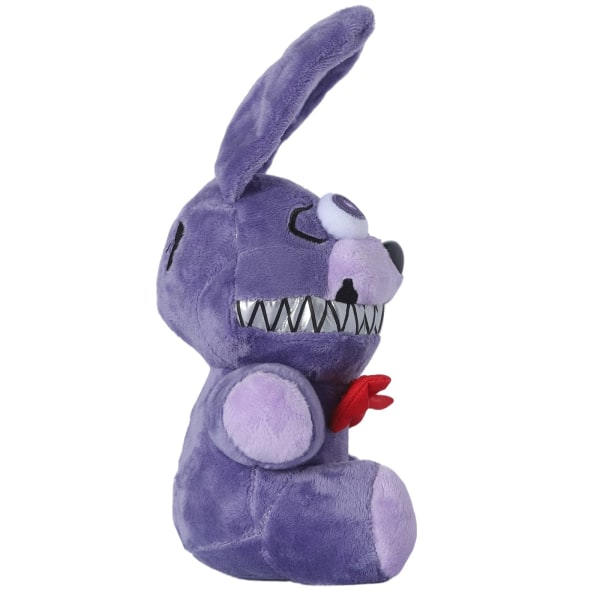 Painajainen Bonnie -pehmolelu 7 tuumaa, 5 yötä Freddy's Plush -lelut, täytetyt eläimet lapsille (Purple Bonnie Rabbit)
