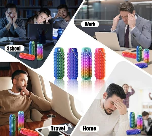 2-pack - Spikig Handrulle / Stress- och Fidgetleksak