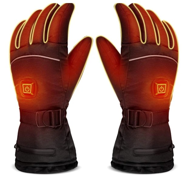 Heating gloves motorcycle riding skiing outdoor cold protection warm touch screen heating gloves electric heating gloves