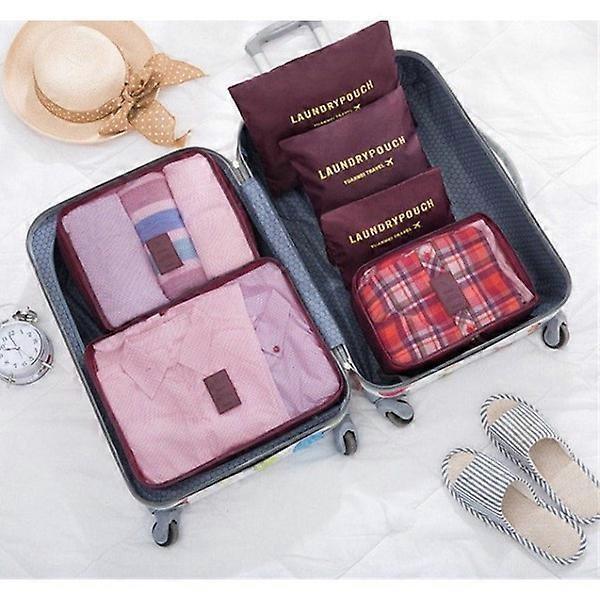 Organiser Sæt til Kufferter - Lys Pink Pink