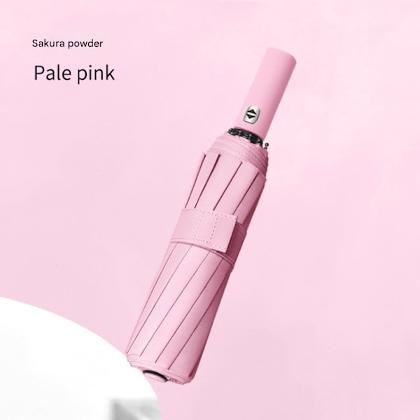 Repel Paraply Vindtætte Rejseparaplyer til Regn - Nem Automatisk Åbning og Lukning, Holdbar & Kompakt Paraply, Stærk Glasfiberramme, Vandtæt Kaleche Pink
