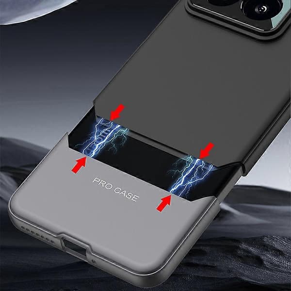 For Xiaomi 14 Pro Telefondeksel Avtakbart Magnetisk PC-Telefondeksel
