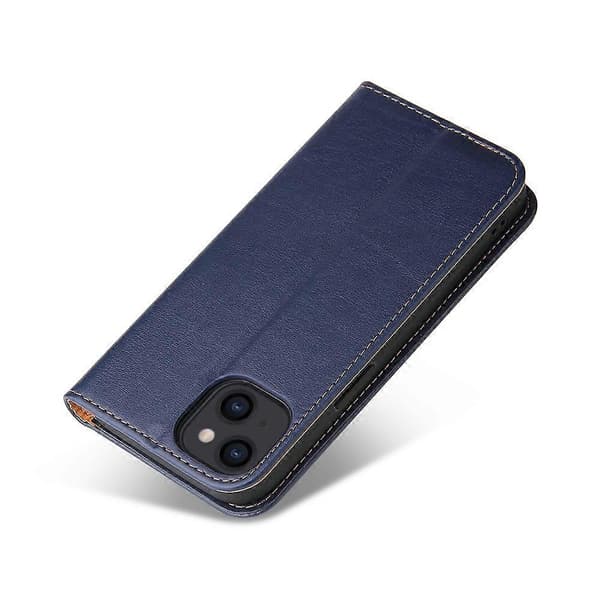 Fierre Shann PU-skinnetui med tekstur for iPhone 14 Plus