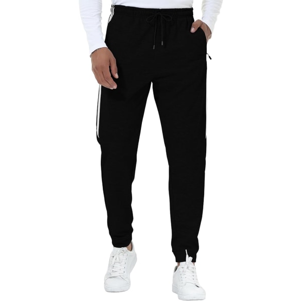 Sorte joggingbukser til mænd Træningsbukser /XL black XL