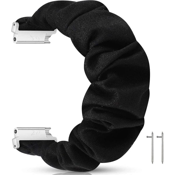 Passer til Samsung Galaxy Watch Active 2 40mm/ 44mm Band Kvinner Menn, Feminine Elastisk Stretch Stoff Erstatning Watch Band Armbånd Håndleddsbånd Passform