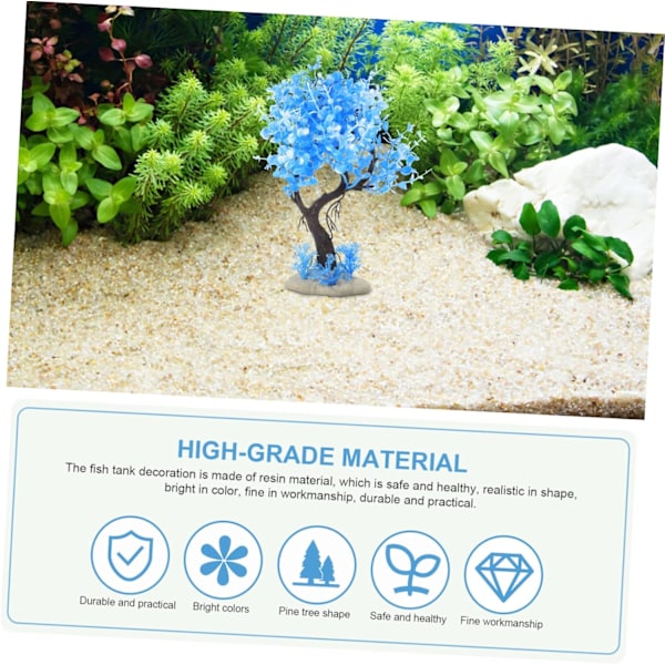 Akvariedekoration simulering vandplanter kæledyr forsyninger krybdyr landskab fiskebeholder landskab dekorationer simulering planter
