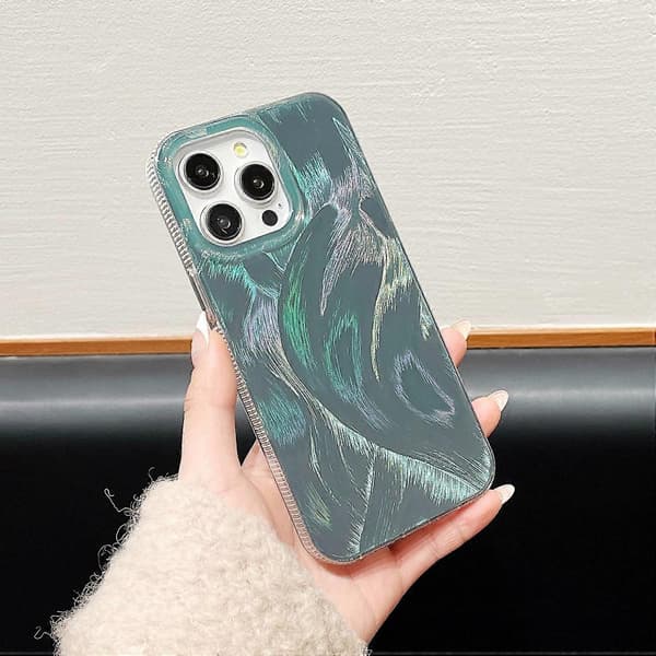 Til iPhone 13 Pro Max 6,7 tommer telefoncover IMD Design Hybrid TPU+PC telefonetui