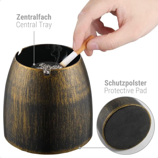 Askebeger XL Bronse Rustfritt Stål Askebeger