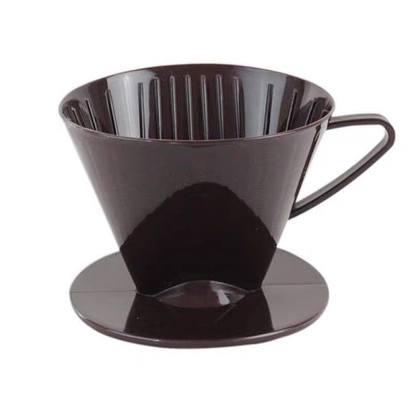 Permanent Kaffefilter, Nr 4, Kaffefilter för upp till 4 koppar, Återanvändbart Plastfilter, Brun, 1 st