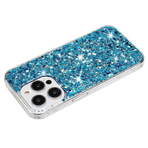 Epoksy TPU-telefondeksel med glitter til iPhone 14 Pro Max