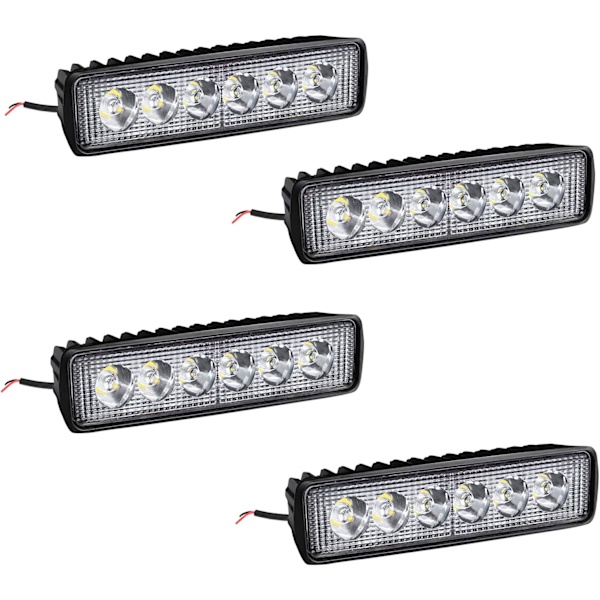 4 x 18W LED arbeidslys, LED ekstra frontlykter