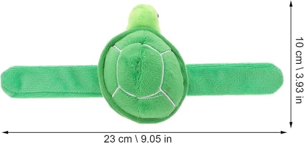 3 st Turtle Slapping Armband Plysch Hug Slapping Armband Barnkalas Present Tillbehör Snap Snap Snap Ring