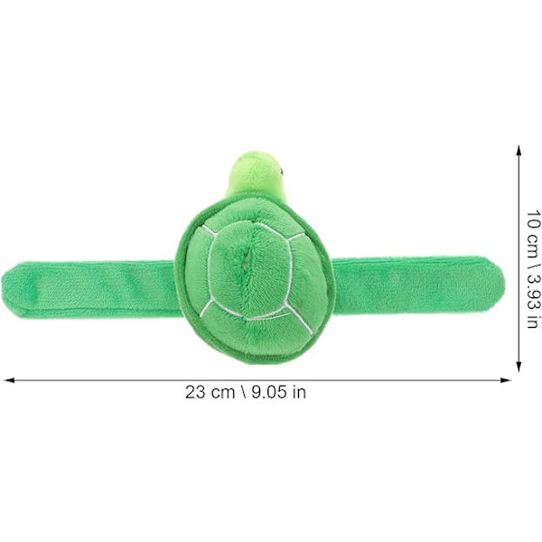 3 stk. skildpadde klap armbånd plys kram klap armbånd børns fest gaveartikler snap snap snap ring