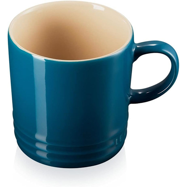Steintøy Kaffe Kopp, 350 ml, Cerise Deep Teal 350 ml