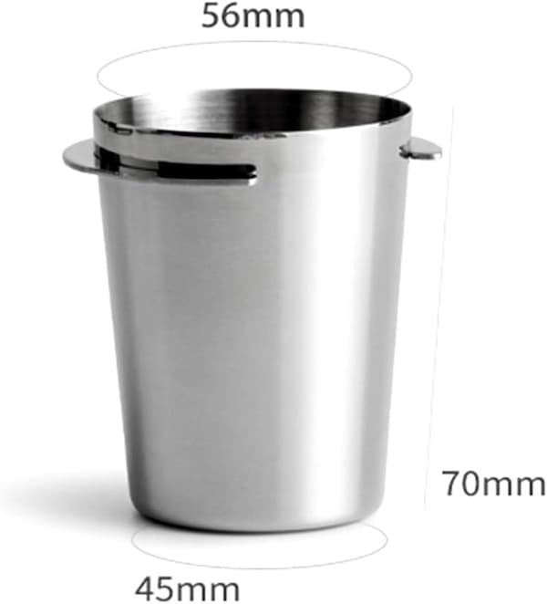 Kafferefillkopp, Kaffedispenser 58mm Rostfritt Stål Kaffe