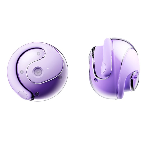 AI smart Bluetooth-headset för realtidssimultantolkning, kan lyssna på musik, lätt att bära, kompatibel med Apple- och Android-datorer purple