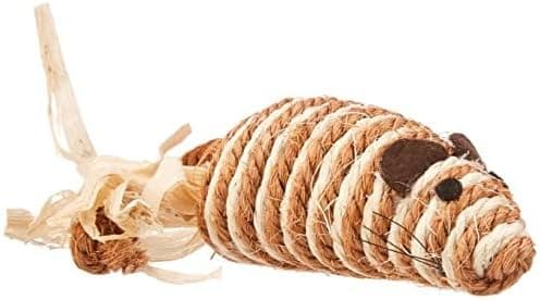 Sisal-hiirilelu kissoille