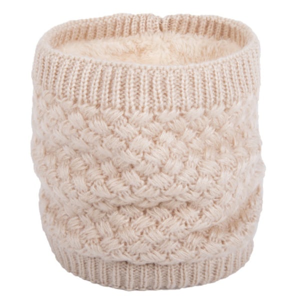 Talvituubi, Termohuivilinja, Unisex Paksu Neulotu Kaulaliina Talvi Lämmin Kaula Miehille Naisille Urheiluhuivi Beige