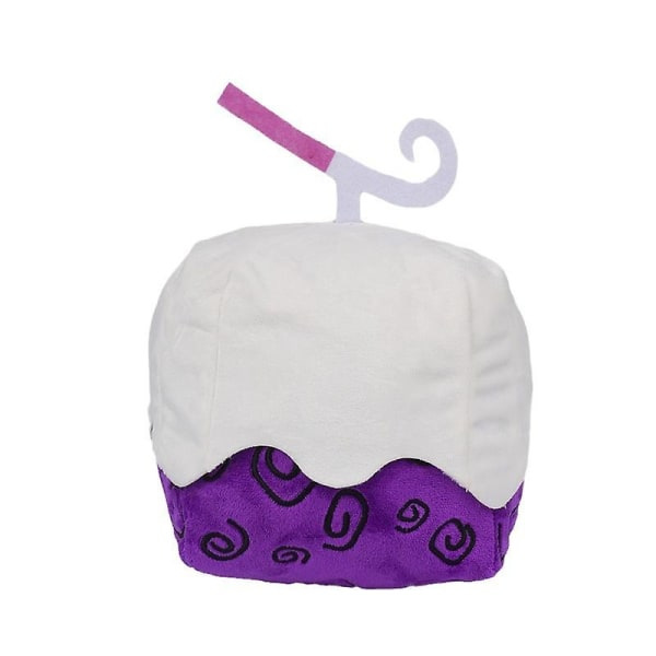 Blox Fruits Game Perifer Fruit Leopard Print Box Plyschleksak Lila Box Doll[HK] 15cm Gul kublåda 190g