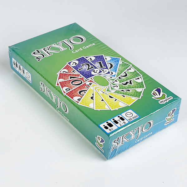 SKYJO - ett underhållande kortspel för barn och vuxna. Detta spel är perfekt för att ha roligt, underhållning och spänning med vänner och familj