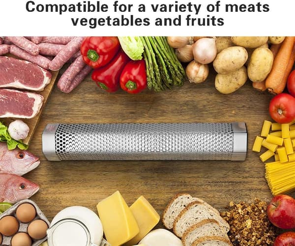 Grillrøyker, Perforert Rustfritt Stål BBQ, Røykgenerator