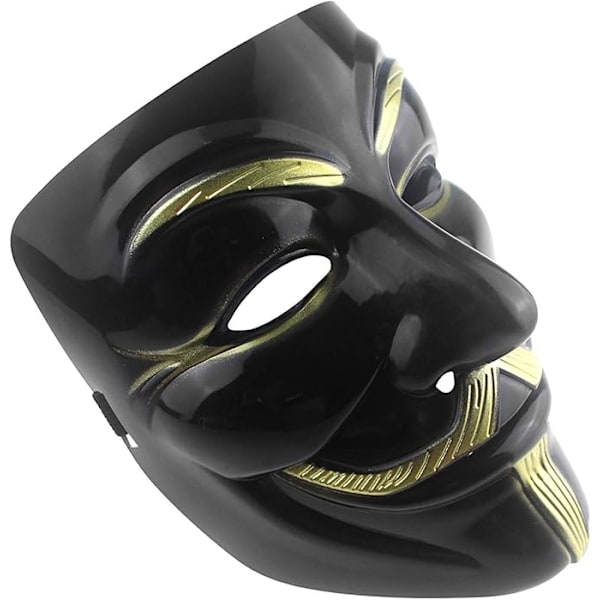 Hacker Maske V for Vendetta Maske Barn Kvinner Menn Kostyme Cosplay