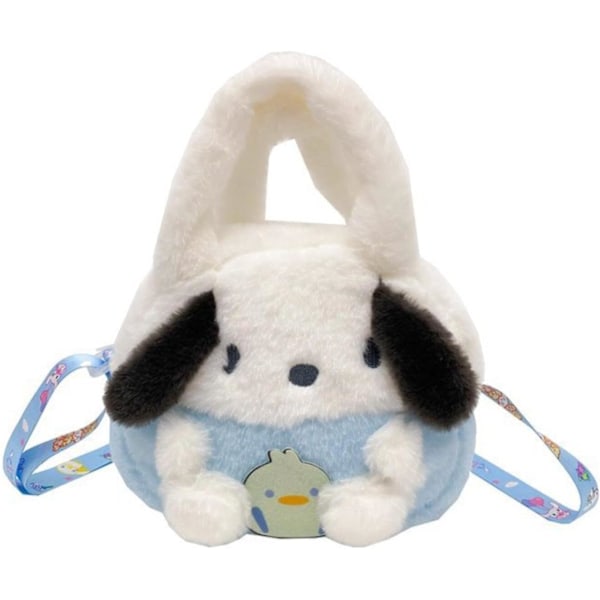 Dam Plysch Crossbody Väska, Söt Anime Axelväska, Nyhet Plysch Handväska för Tjejfest
