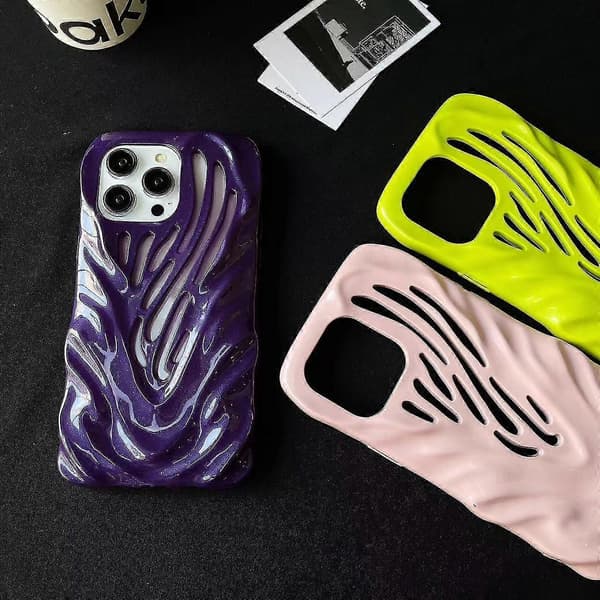 TPU-skal för iPhone 14 Pro, Godisfärgat telefonfodral med urholkad stötsäker baksida