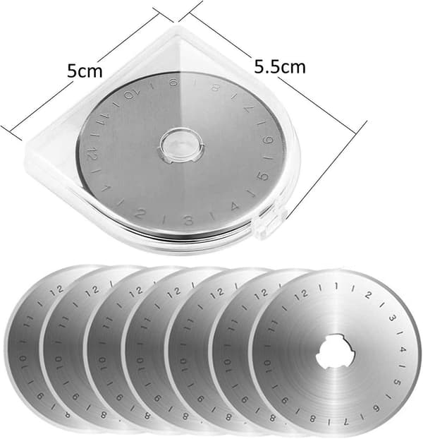 10 stk. roterende blader med 45 mm erstatningsblader