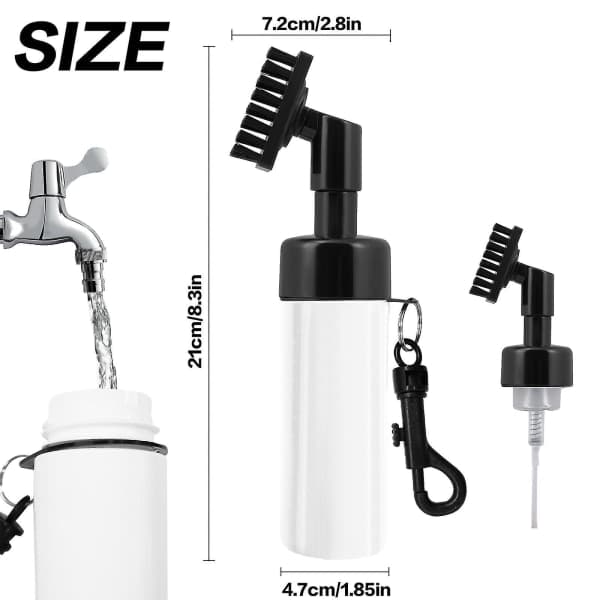 Golfrengöringsborste (med 148 ml vatten), Hård Nylon Golfborste, Golftillbehör [HkkK] White