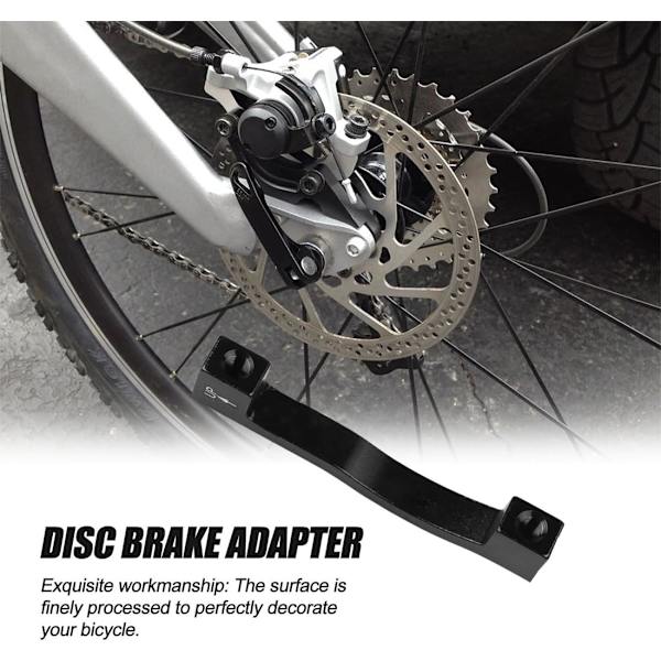 Installation av 180 mm skivbromsok, cykelskivbromsar, bromsok installationsdelar adapter