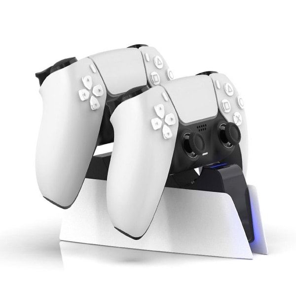 Ps5-kontroller Dual Quick Charger Trådløs Ladestasjon For Ps5 Controller Gamepad Lader