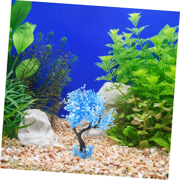 Akvariedekoration simulering vandplanter kæledyr forsyninger krybdyr landskab fiskebeholder landskab dekorationer simulering planter