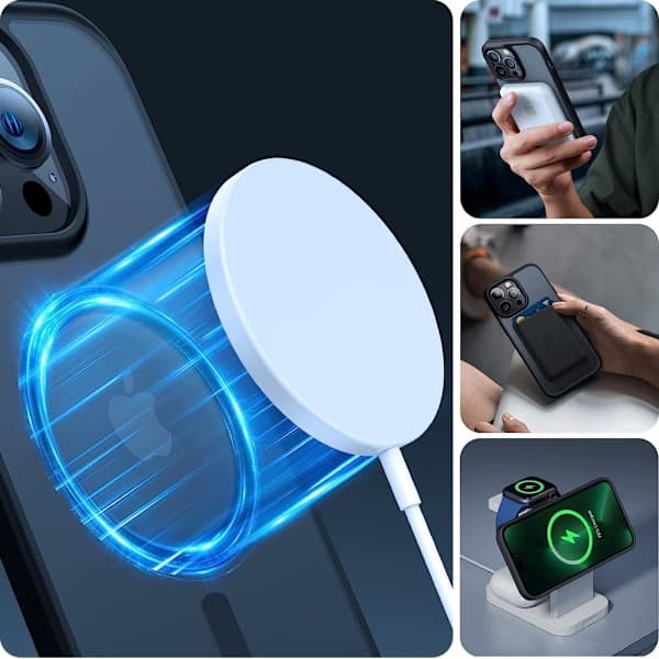 Tech-Protect iPhone 15 -kotelo MagSafe MagMat, mattamusta