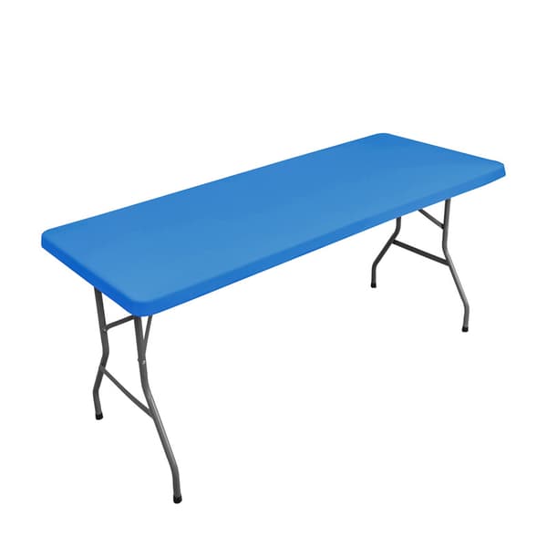 Vikbar picknickduk tvättbart bordskydd Premium uteplatsbordsöverdrag rektangulära bord blå 153x76cm blue 153x76cm